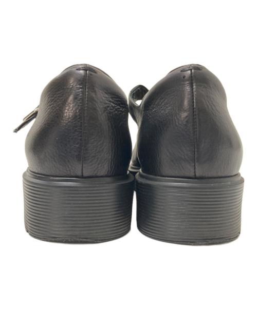 MARGARET HOWELL idea（マーガレット ハウエル アイディア）MARGARET HOWELL idea (マーガレット ハウエル アイディア) トラックソールTストラップシューズ ブラック サイズ:23.0㎝の古着・服飾アイテム