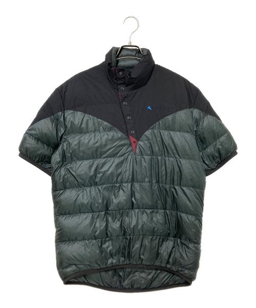 KLATTERMUSEN（クレッタルムーセン）KLATTERMUSEN (クレッタルムーセン) 半袖プルオーバーダウン グレー×ブラック サイズ:Sの古着・服飾アイテム