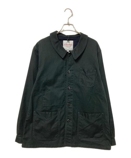 Le Sans Pareil（ル サン パレイユ）Le Sans Pareil (ル サン パレイユ) ANK (アニキ) 別注コットンカバーオール ブラック サイズ:40の古着・服飾アイテム