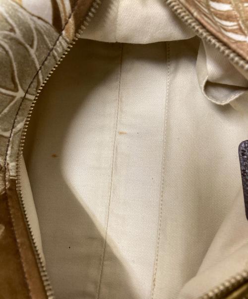 Salvatore Ferragamo（サルヴァトーレ フェラガモ）Salvatore Ferragamo (サルヴァトーレ フェラガモ) ハンドバッグ ブラウン×ホワイト サイズ:下記参照の古着・服飾アイテム