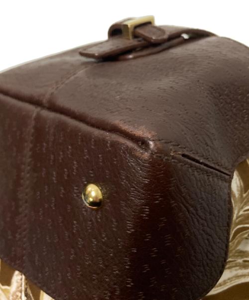 Salvatore Ferragamo（サルヴァトーレ フェラガモ）Salvatore Ferragamo (サルヴァトーレ フェラガモ) ハンドバッグ ブラウン×ホワイト サイズ:下記参照の古着・服飾アイテム