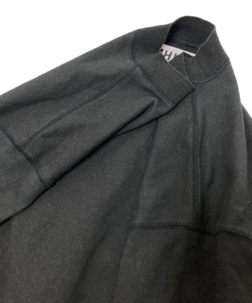 MHL（エムエイチエル）MHL (エムエイチエル) LIGHT DENSED COTTON JERSEY TOP ブラック サイズ:Lの古着・服飾アイテム