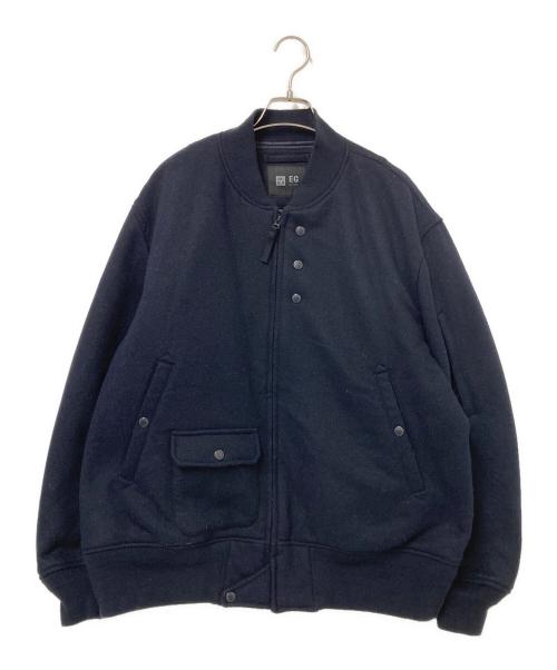 UNIQLO（ユニクロ）UNIQLO (ユニクロ) Engineered Garments (エンジニアドガーメンツ) PUFFTECH SHORT BLOUSON ネイビー サイズ:XLの古着・服飾アイテム