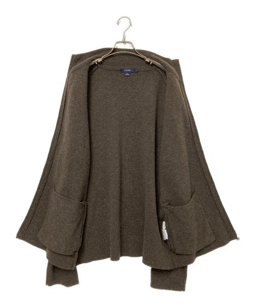 J.CREW（ジェイクルー）J.CREW (ジェイクルー) ドライバーズニット ブラウン サイズ:Lの古着・服飾アイテム