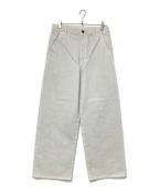 H BEAUTY&YOUTHエイチ ビューティー&ユース）の古着「ホワイトデニムパンツ」｜ホワイト