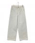 H BEAUTY&YOUTH（エイチ ビューティー&ユース）の古着「ホワイトデニムパンツ」｜ホワイト