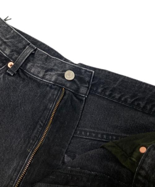 H BEAUTY&YOUTH（エイチ ビューティー&ユース）H BEAUTY&YOUTH (エイチ ビューティー&ユース) ブラックデニムパンツ ブラック サイズ:Lの古着・服飾アイテム