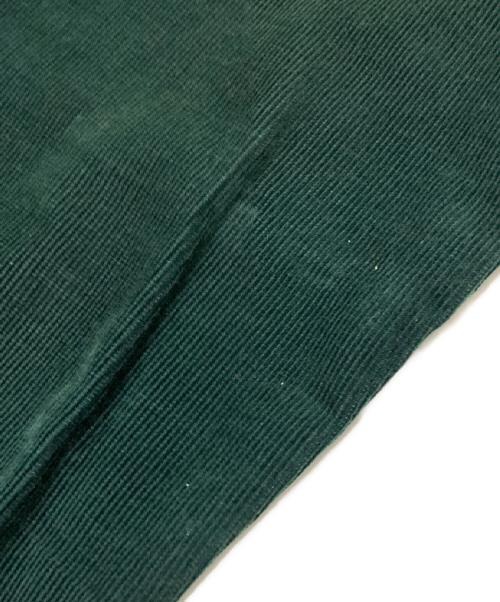 BEAMS PLUS（ビームスプラス）BEAMS PLUS (ビームスプラス) シンチバッグ付コーデュロイパンツ グリーン サイズ:Mの古着・服飾アイテム