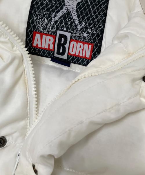 AIRBORN（エアボーン）AIRBORN (エアボーン) ダウンジャケット ホワイト サイズ:Lの古着・服飾アイテム