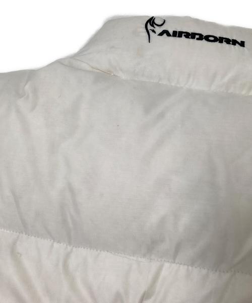 AIRBORN（エアボーン）AIRBORN (エアボーン) ダウンジャケット ホワイト サイズ:Lの古着・服飾アイテム