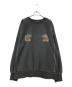 HOUSTON（ヒューストン）の古着「ピグメントスウェットシャツ」｜ブラック