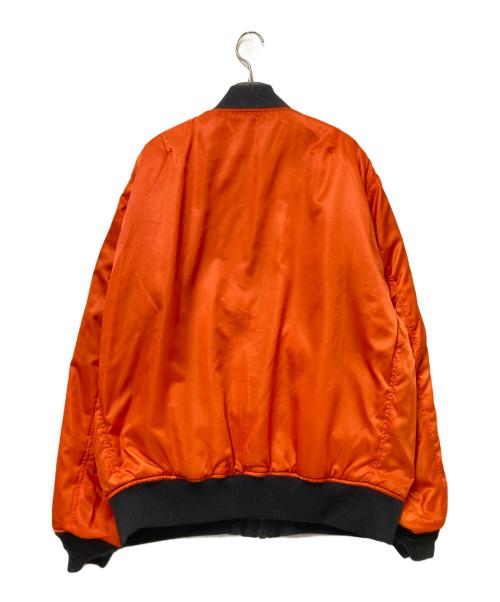 AVIREX（アヴィレックス）AVIREX (アヴィレックス) リバーシブルブルゾン ブラック×オレンジ サイズ:2XLの古着・服飾アイテム