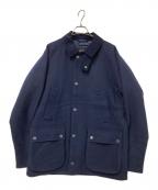 Barbourバブアー）の古着「BEDALE WOOL」｜ネイビー