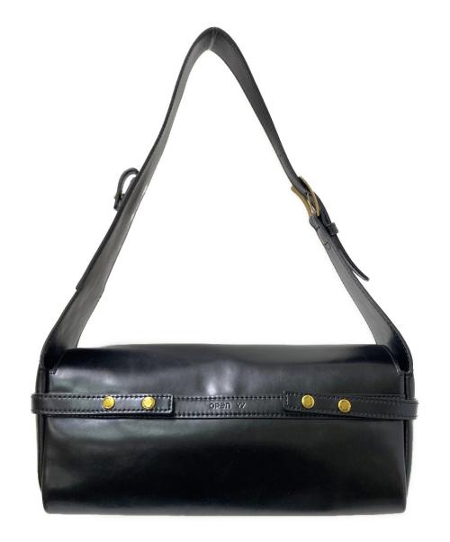 OPEN YY（オープンワイワイ）OPEN YY (オープンワイワイ) LEATHER BELTING DUFFLE BAG ブラック サイズ:下記参照の古着・服飾アイテム