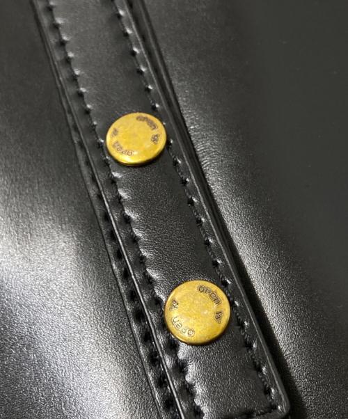 OPEN YY（オープンワイワイ）OPEN YY (オープンワイワイ) LEATHER BELTING DUFFLE BAG ブラック サイズ:下記参照の古着・服飾アイテム