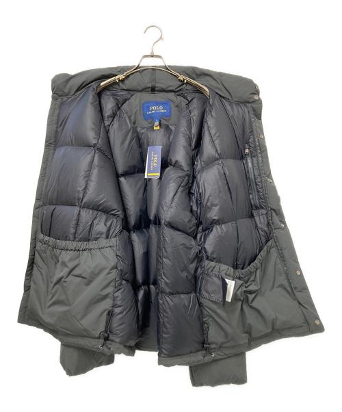 POLO RALPH LAUREN（ポロ・ラルフローレン）POLO RALPH LAUREN (ポロ・ラルフローレン) ポニー刺繍ダウンジャケット ブラック サイズ:Lの古着・服飾アイテム