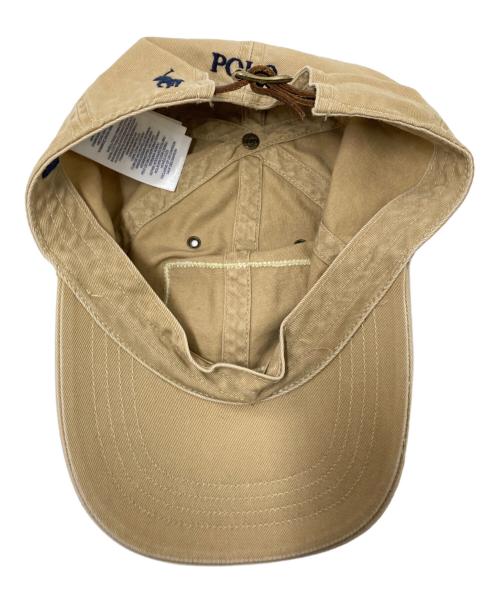 POLO RALPH LAUREN（ポロ・ラルフローレン）POLO RALPH LAUREN (ポロ・ラルフローレン) 星条旗キャップ ベージュ サイズ:下記参照の古着・服飾アイテム