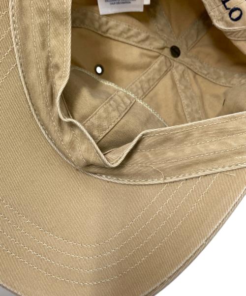 POLO RALPH LAUREN（ポロ・ラルフローレン）POLO RALPH LAUREN (ポロ・ラルフローレン) 星条旗キャップ ベージュ サイズ:下記参照の古着・服飾アイテム