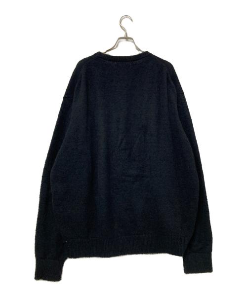 uniform experiment（ユニフォームエクスペリメント）uniform experiment (ユニフォームエクスペリメント) ASGER JORN: MEMOIRES JACQUARD KNIT ブラック サイズ:4の古着・服飾アイテム