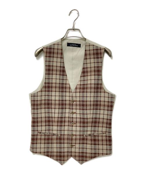 green label relaxing（グリーンレーベルリラクシング）green label relaxing (グリーンレーベルリラクシング) ベスト付ジャケット ブラウン サイズ:44の古着・服飾アイテム