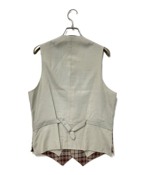 green label relaxing（グリーンレーベルリラクシング）green label relaxing (グリーンレーベルリラクシング) ベスト付ジャケット ブラウン サイズ:44の古着・服飾アイテム