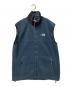 THE NORTH FACE（ザ ノース フェイス）の古着「フリースベスト」｜ネイビー×ブラック