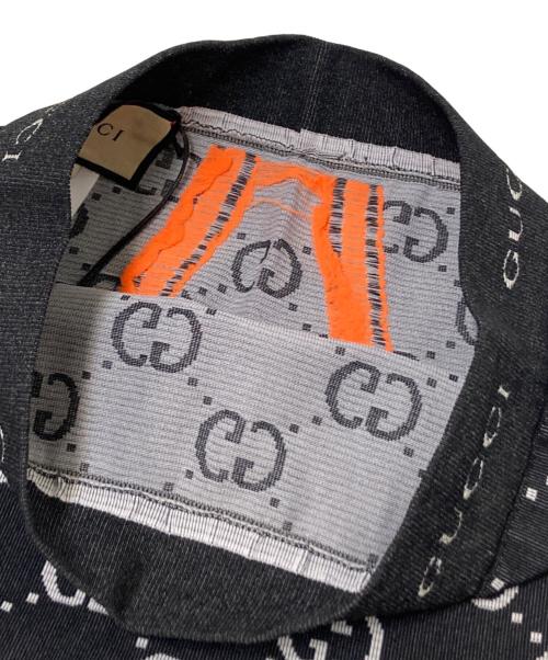 GUCCI（グッチ）GUCCI (グッチ) ジャージレギンス ブラック×オレンジ サイズ:M 未使用品の古着・服飾アイテム