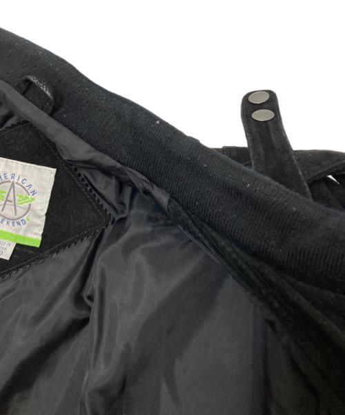 AMERICAN WEEKEND（アメリカンウィーケンド）AMERICAN WEEKEND (アメリカンウィーケンド) スエードレザージャケット ブラック サイズ:40の古着・服飾アイテム