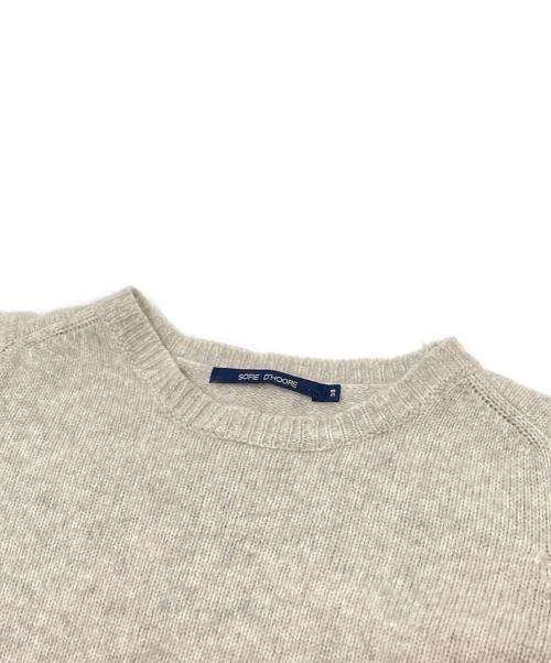 SOFIE D'HOORE（ソフィードール）SOFIE D'HOORE (ソフィードール) カシミヤニット ベージュ サイズ:38の古着・服飾アイテム
