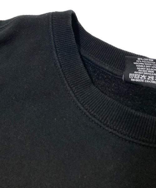 stussy（ステューシー）stussy (ステューシー) クラウンバックプリントスウェット ブラック サイズ:Mの古着・服飾アイテム