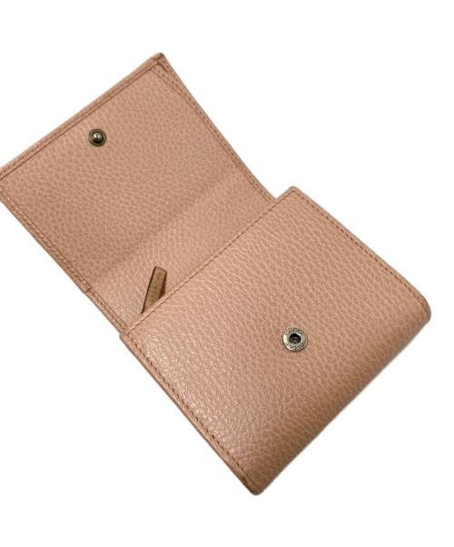 GUCCI（グッチ）GUCCI (グッチ) ダブルGミディアムウォレット ピンク サイズ:下記参照の古着・服飾アイテム