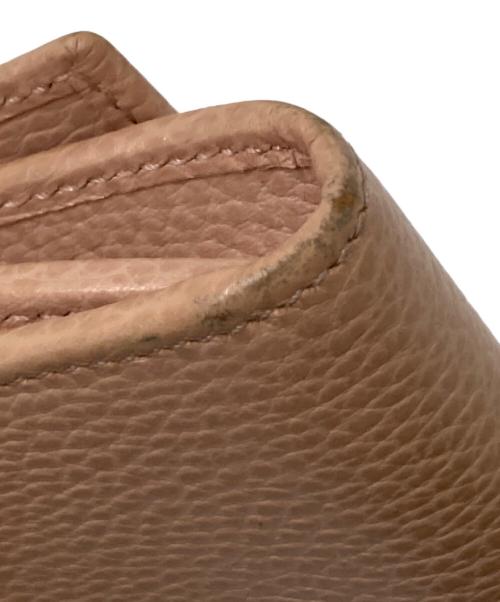 GUCCI（グッチ）GUCCI (グッチ) ダブルGミディアムウォレット ピンク サイズ:下記参照の古着・服飾アイテム