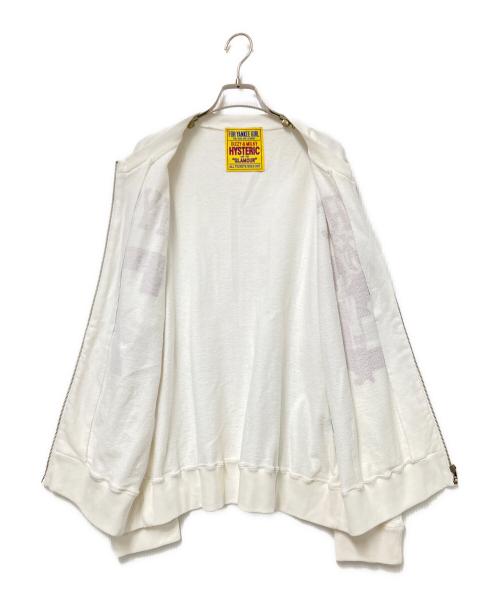 Hysteric Glamour（ヒステリックグラマー）Hysteric Glamour (ヒステリックグラマー) HYSTERIC 76 オーバーサイズジャンパー レッド×ホワイト サイズ:FREEの古着・服飾アイテム