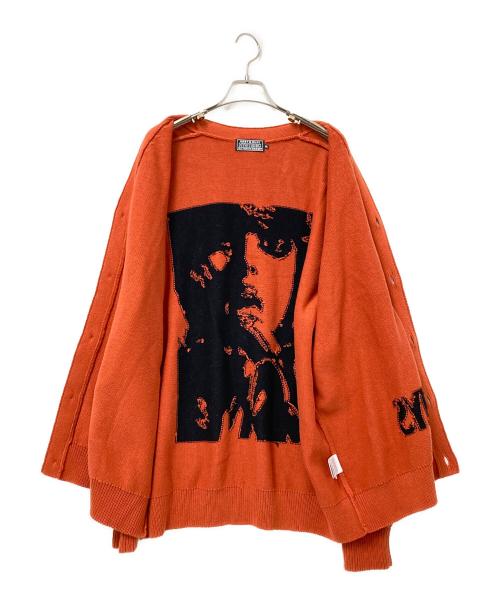 Hysteric Glamour（ヒステリックグラマー）Hysteric Glamour (ヒステリックグラマー) BANANA編み込みカーディガン オレンジ サイズ:XLの古着・服飾アイテム
