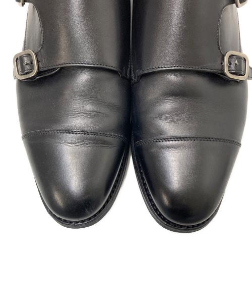 berwick（バーウィック）berwick (バーウィック) ダブルモンクストラップシューズ ブラック サイズ:7の古着・服飾アイテム