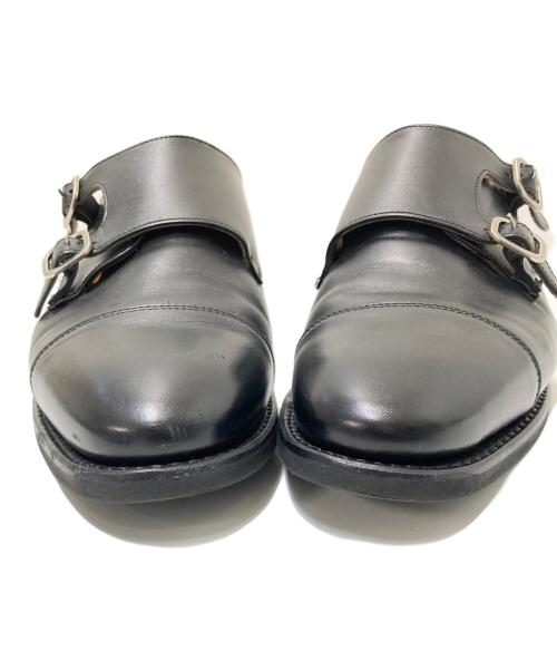 berwick（バーウィック）berwick (バーウィック) ダブルモンクストラップシューズ ブラック サイズ:7の古着・服飾アイテム