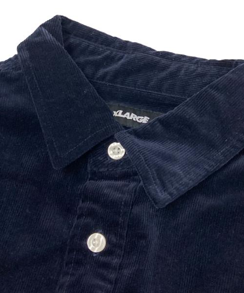 X-LARGE（エクストララージ）X-LARGE (エクストララージ) コーデュロイシャツ ネイビー サイズ:XLの古着・服飾アイテム
