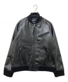 Liugoo Leathers（リューグーレザーズ）の古着「レザージャケット」｜ブラック