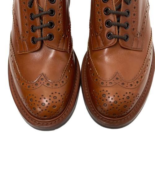 Tricker's（トリッカーズ）Tricker's (トリッカーズ) BOURTON ウィングチップレザーシューズ ブラウン サイズ:7 1/2の古着・服飾アイテム