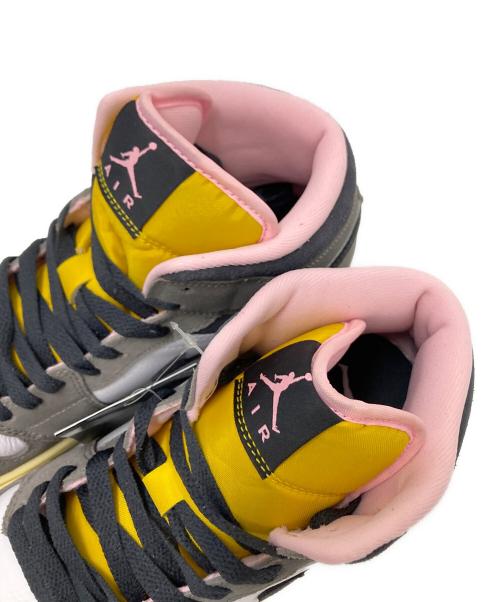 NIKE（ナイキ）NIKE (ナイキ) AIR JORDAN 1 MID SE グレー×ホワイト サイズ:26.0cmの古着・服飾アイテム