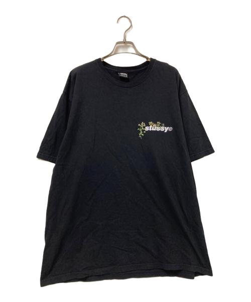 stussy（ステューシー）stussy (ステューシー) プリントTシャツ ブラック サイズ:Lの古着・服飾アイテム