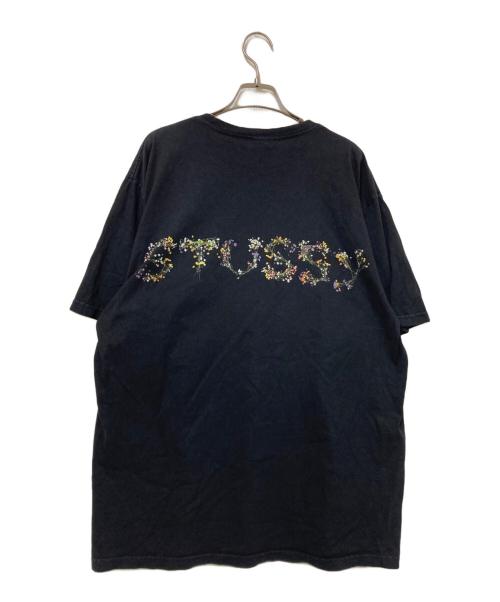 stussy（ステューシー）stussy (ステューシー) プリントTシャツ ブラック サイズ:Lの古着・服飾アイテム