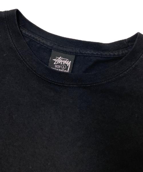 stussy（ステューシー）stussy (ステューシー) プリントTシャツ ブラック サイズ:Lの古着・服飾アイテム