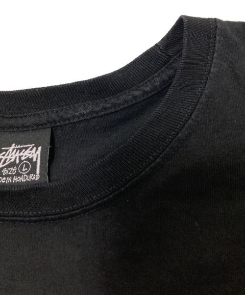 stussy（ステューシー）stussy (ステューシー) プリントTシャツ ブラック サイズ:Lの古着・服飾アイテム