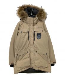 DISCOVERY（ディスカバリー）の古着「ダウンジャケット」｜ベージュ