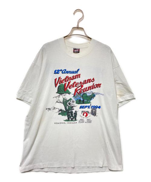 BEST（ベスト）BEST (ベスト) 90‘SプリントTシャツ ホワイト サイズ:XLの古着・服飾アイテム