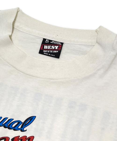 BEST（ベスト）BEST (ベスト) 90‘SプリントTシャツ ホワイト サイズ:XLの古着・服飾アイテム