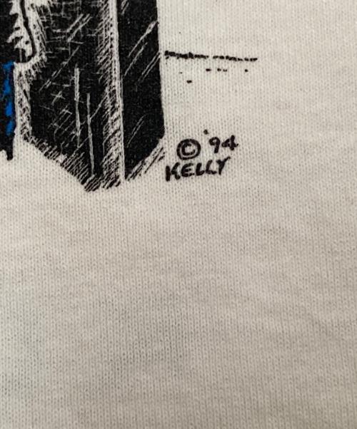 BEST（ベスト）BEST (ベスト) 90‘SプリントTシャツ ホワイト サイズ:XLの古着・服飾アイテム