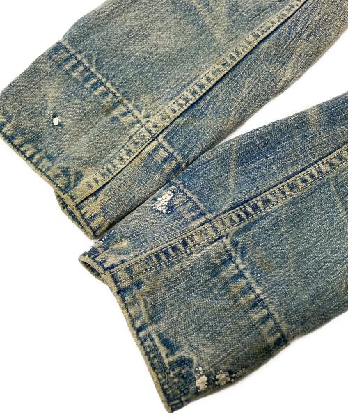 KAPITAL（キャピタル）KAPITAL (キャピタル) ダメージ加工デザインデニムジャケット インディゴの古着・服飾アイテム