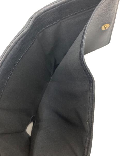 Maison Margiela（メゾンマルジェラ）Maison Margiela (メゾンマルジェラ) Glam Slam グラムスラム スリーフォールド ウォレット ブラック サイズ:下記参照の古着・服飾アイテム